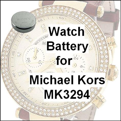 what battery does michael kors watch use|michael kors watch batteries replacement.